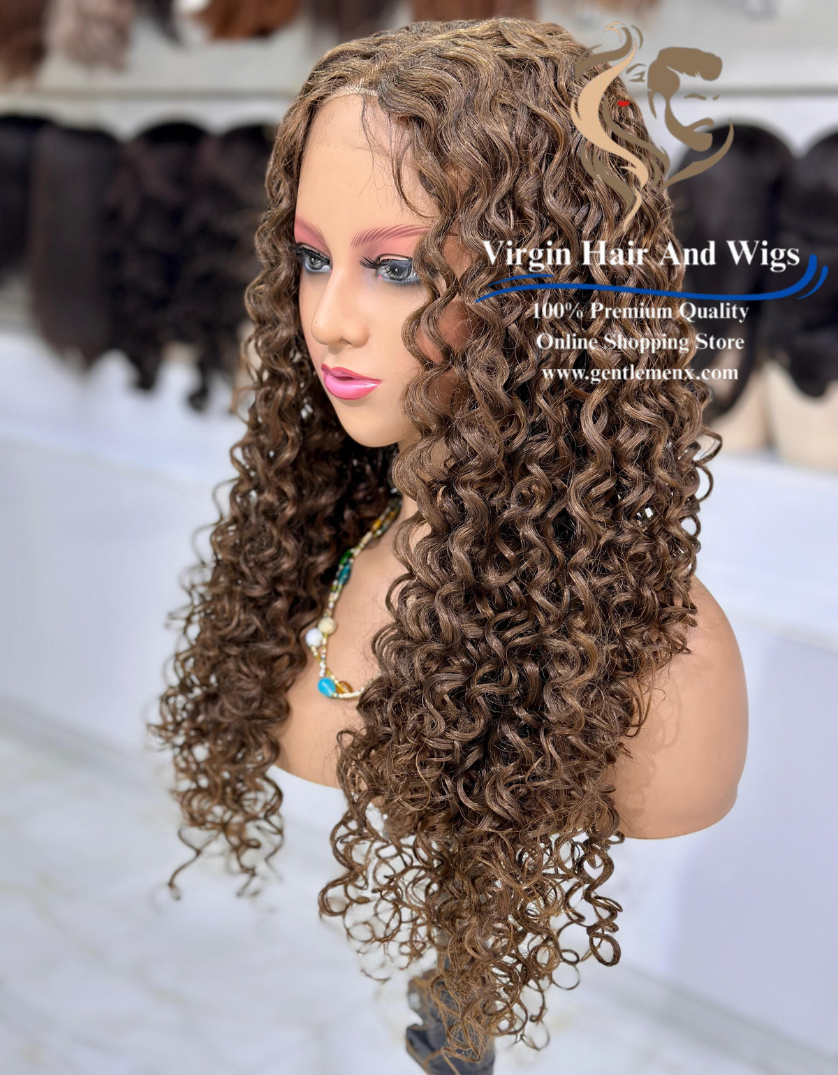 T-Part Front Lace Abegail - Shirley Heat Friendly Synthetic Lace Wig (C6)