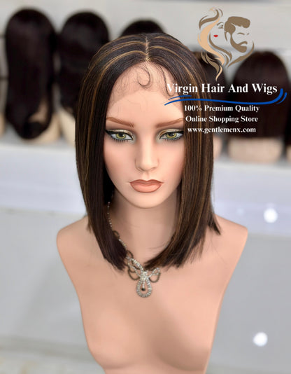 T-Part Front Lace Patience - Momo Heat Friendly Synthetic Lace Wig (F4/27)