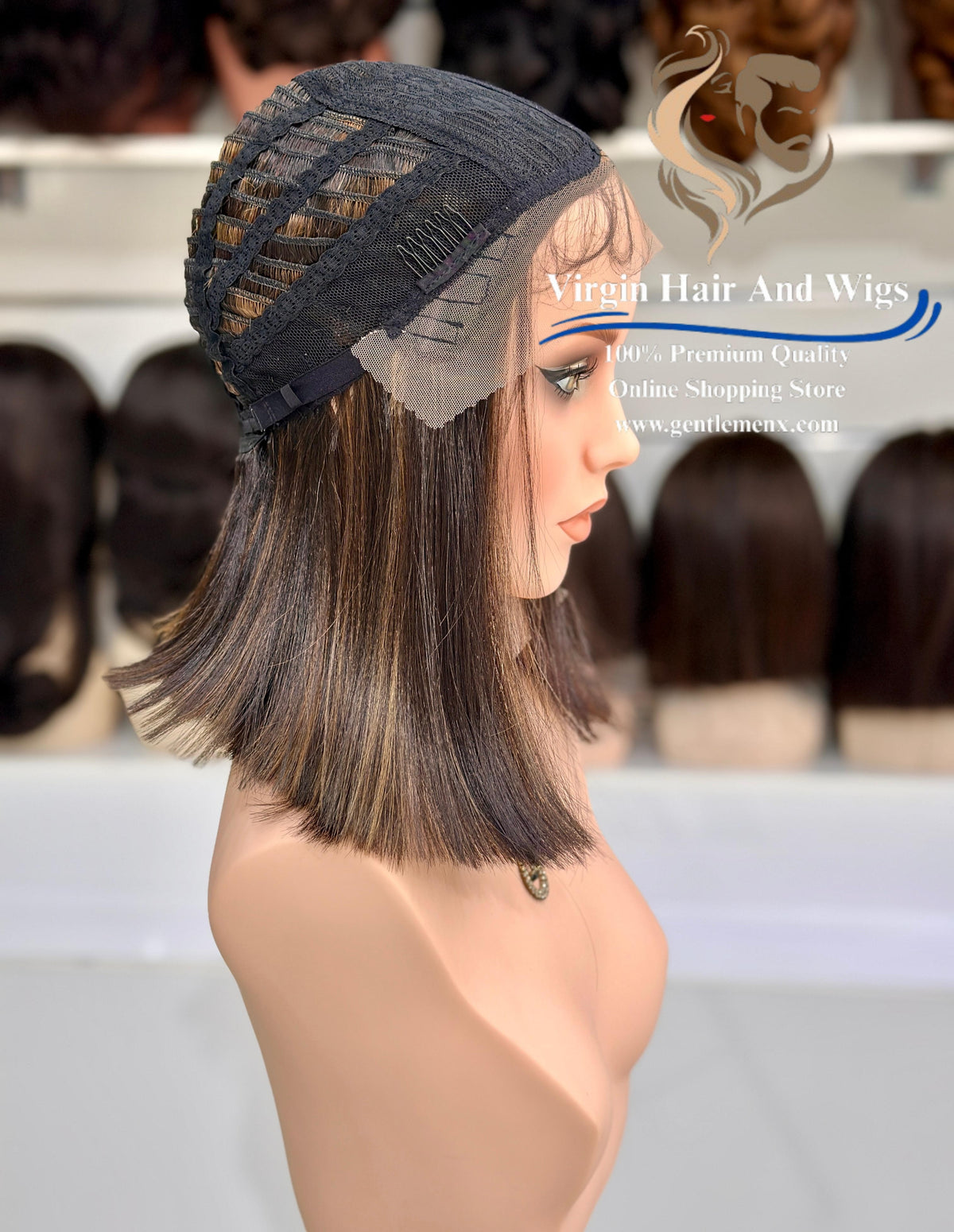 T-Part Front Lace Patience - Momo Heat Friendly Synthetic Lace Wig (F4/27)