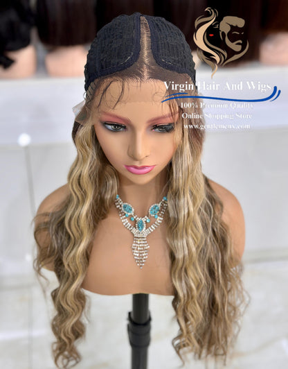 T-Part Front Lace Charity - Bonnie Heat Friendly Synthetic Lace Wig (NTSN4/UN9/12R)