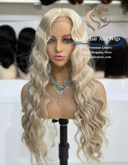 T-Part Front Lace Charity - Bonnie Heat Friendly Synthetic Lace Wig (Apric)