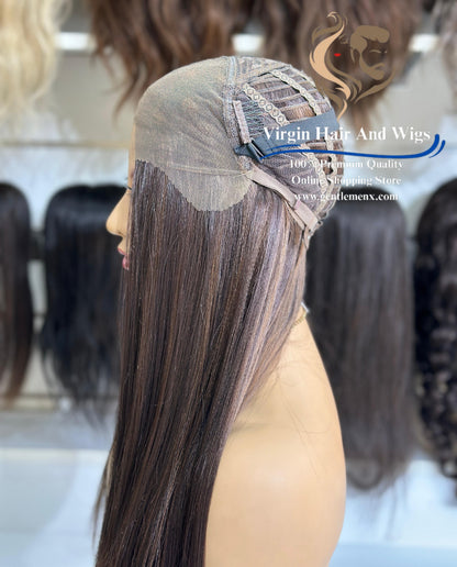 13x4 Free Part Front Lace Lydia - Jewel Heat Friendly Synthetic Lace Wig (F5/6A)