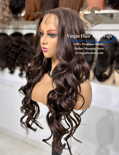13x4 Free Part Front Lace Esther - Arika Heat Friendly Synthetic Lace Wig (F5/6A)