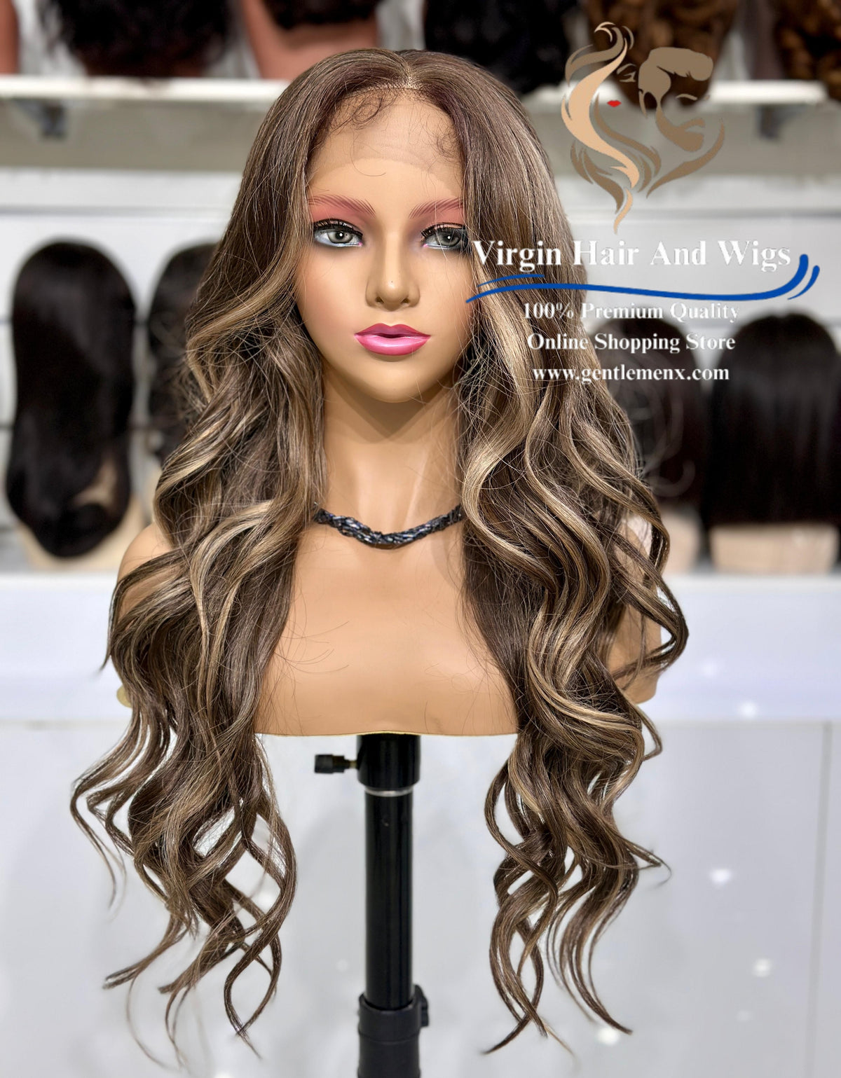 13x4 Free Part Front Lace Esther - Arika Heat Friendly Synthetic Lace Wig (NTPDHL8/26R)
