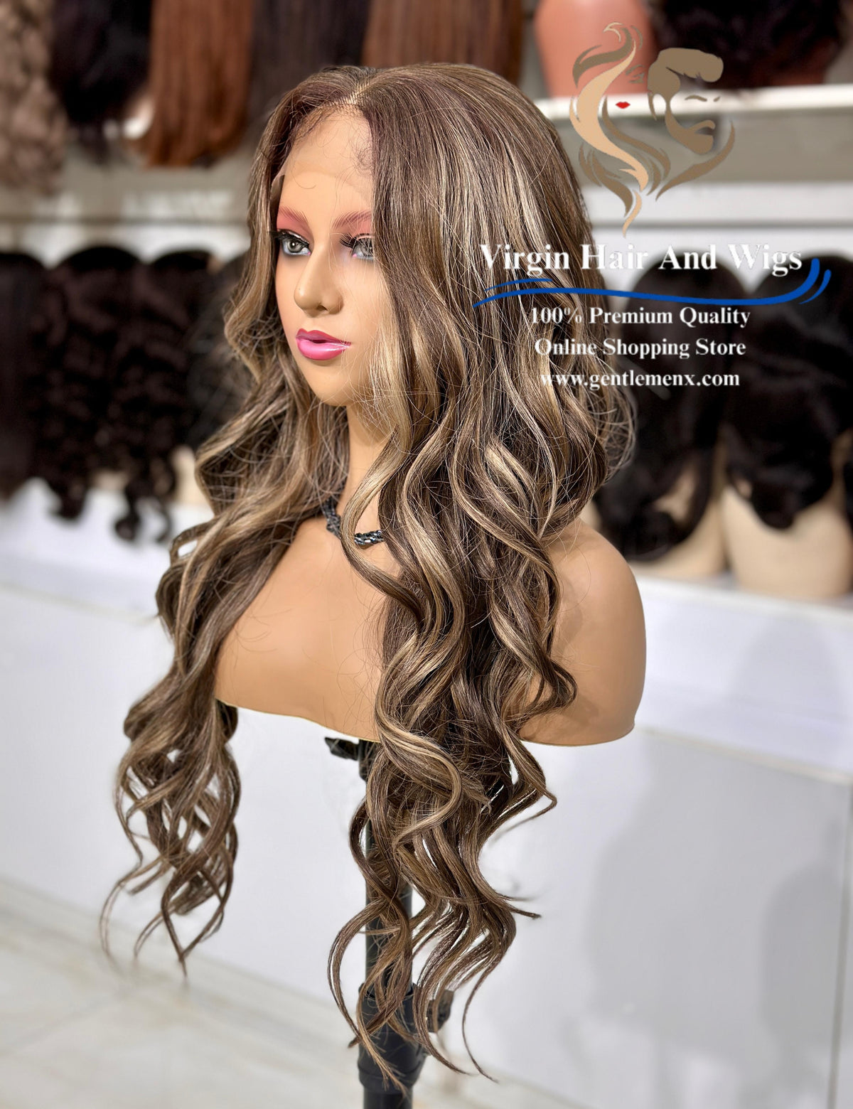 13x4 Free Part Front Lace Esther - Arika Heat Friendly Synthetic Lace Wig (NTPDHL8/26R)