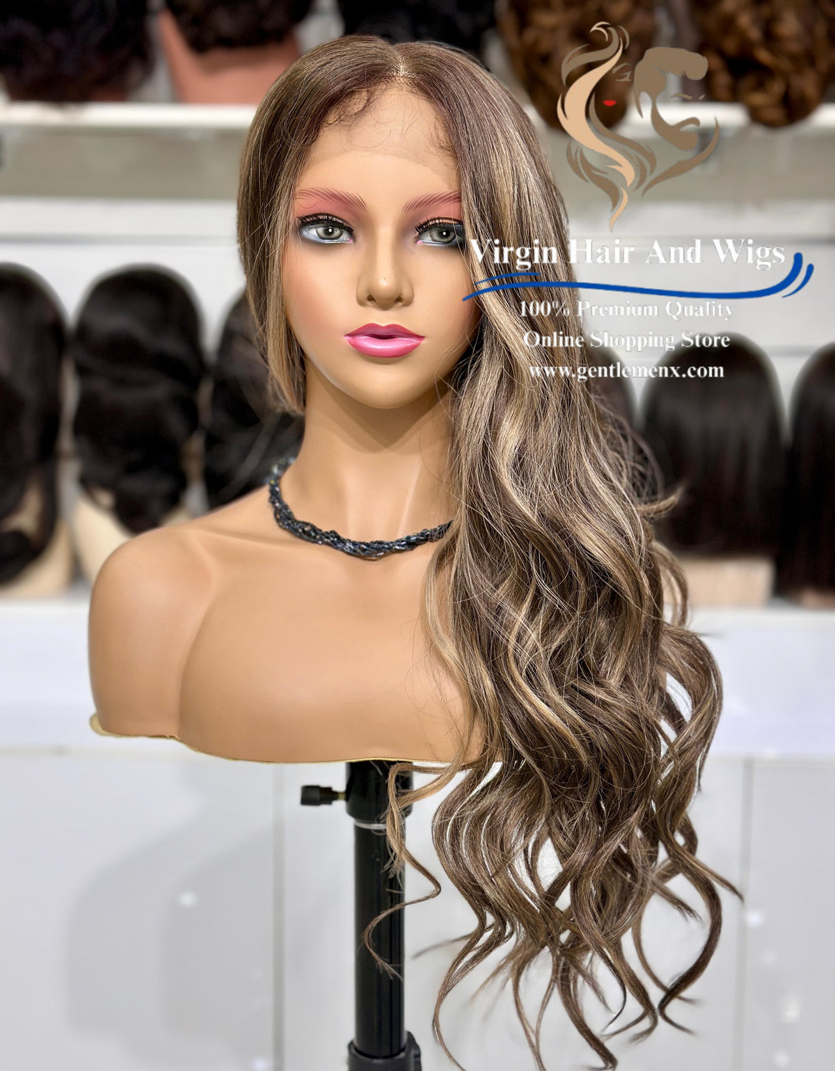 13x4 Free Part Front Lace Esther - Arika Heat Friendly Synthetic Lace Wig (NTPDHL8/26R)