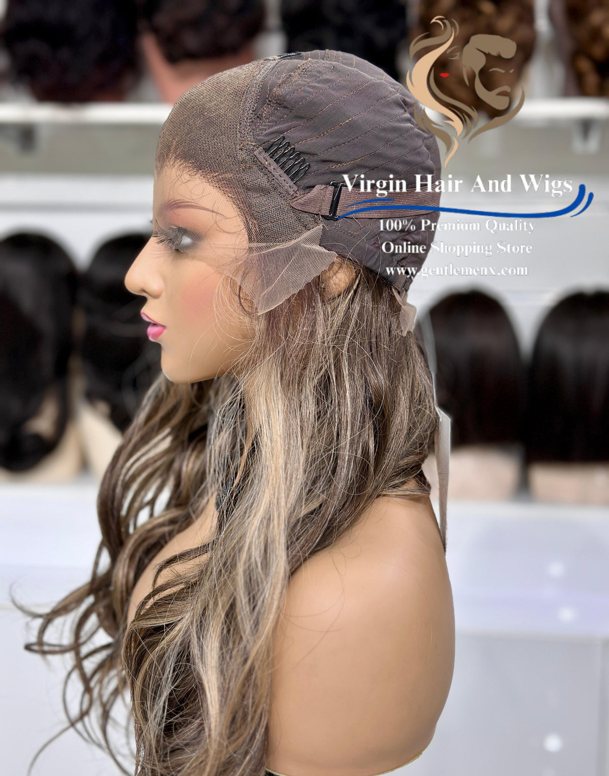 13x4 Free Part Front Lace Esther - Arika Heat Friendly Synthetic Lace Wig (NTPDHL8/26R)