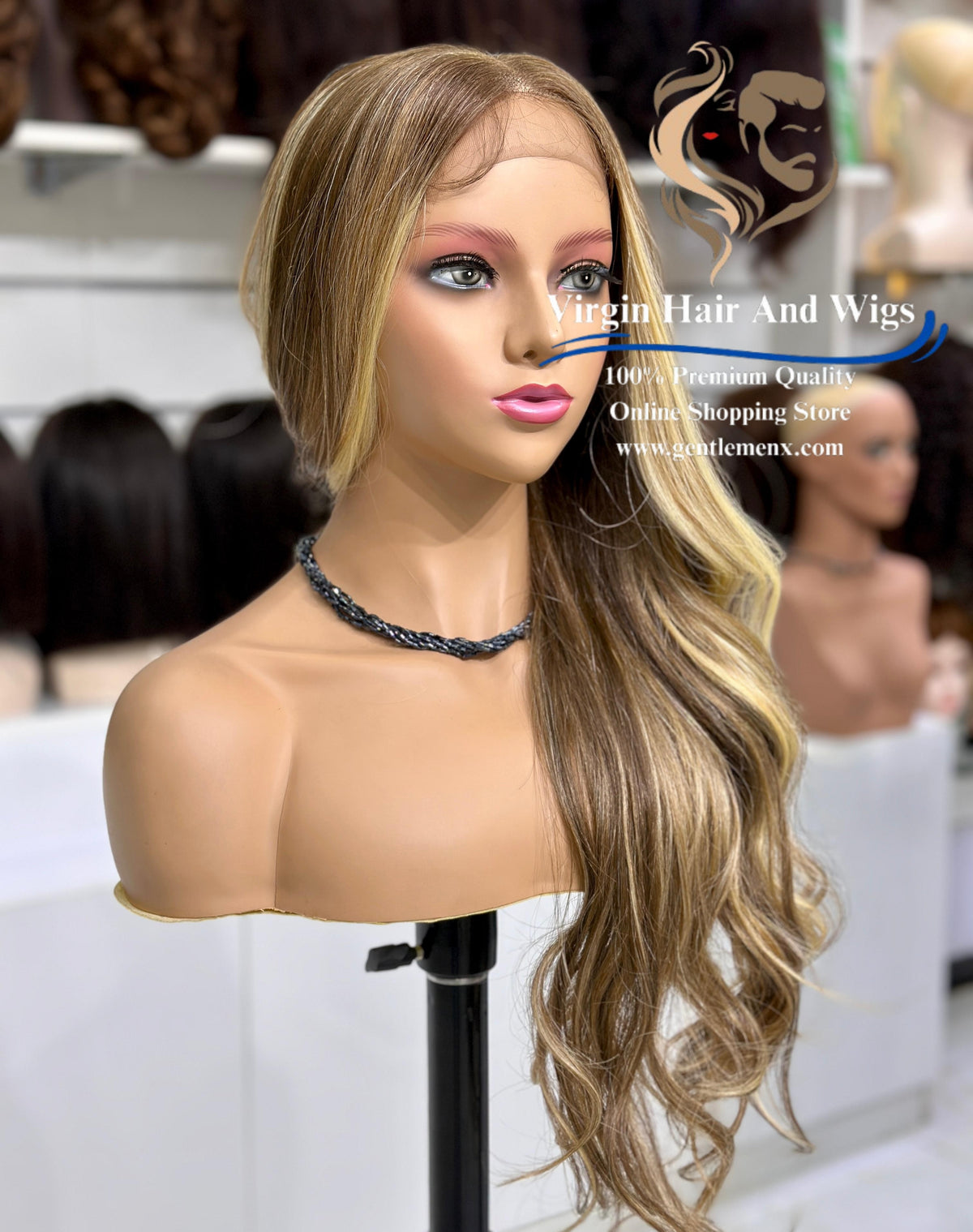 13x4 Free Part Front Lace Esther - Arika Heat Friendly Synthetic Lace Wig (NTSA10/23B/613C)