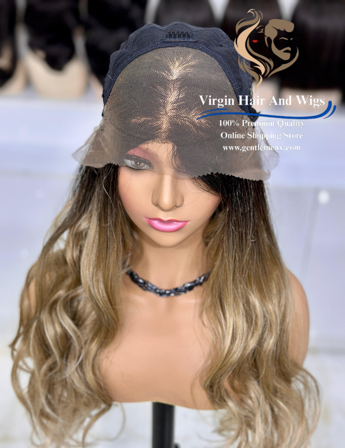 13x4 Free Part Front Lace Esther - Arika Heat Friendly Synthetic Lace Wig (TAT4/12/Apric)