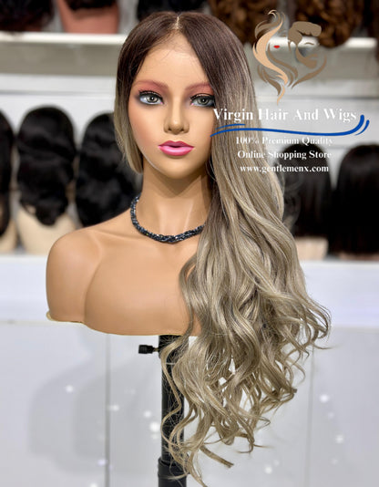 13x4 Free Part Front Lace Esther - Arika Heat Friendly Synthetic Lace Wig (TT6/STREEL)