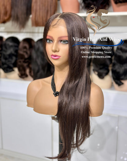 13x4 Free Part Front Lace Deborah - Agatha Heat Friendly Synthetic Lace Wig (F5/6A)