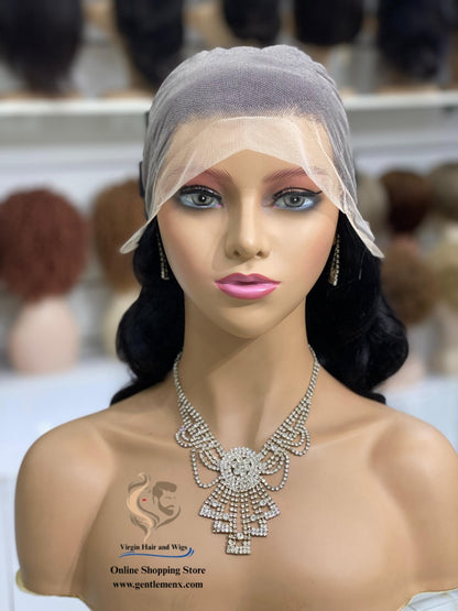 22''-24'' Arnomeda 13×4 Loose Wave 100% Human Remy Hair Wig with Natural Hairline.