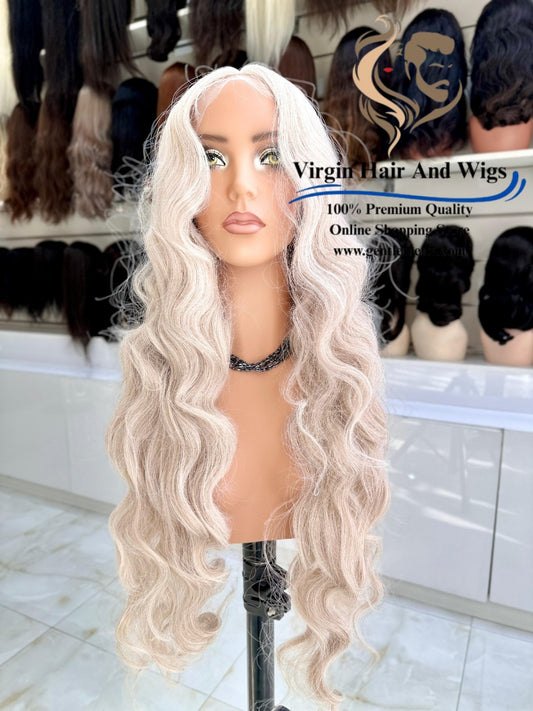 Marry (Marca de cabello virgen y pelucas) Pelucas sintéticas resistentes al calor.