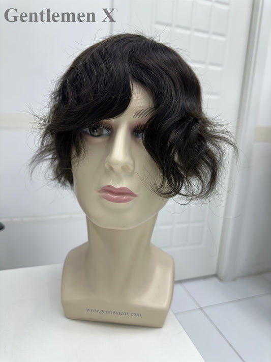Nuevo sistema de cabello 100% natural Mono Straight con SBB fácil de usar