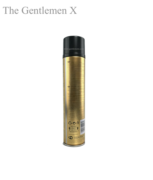 WOODS MAN Laca para el cabello fijación extrafuerte, fórmula hidratante, 420 ml, fijación duradera para hombres, todo tipo de cabello