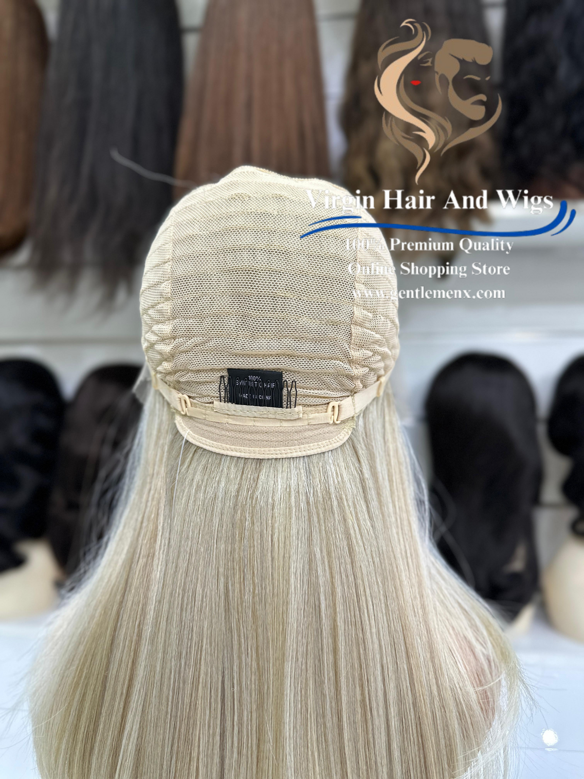 T-Part Front Lace Anne Chic Roberta Heat Friendly Synthetic Lace Wig (TAHL14F-56E-56E)