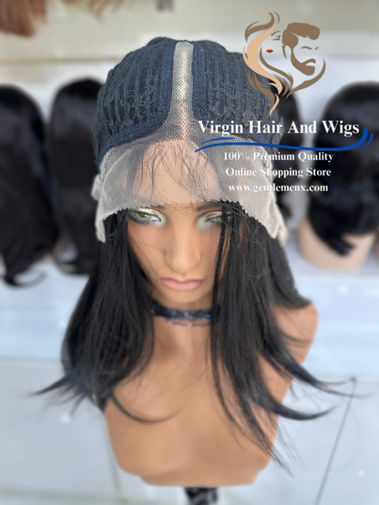T-Part Front Lace Molen Chic Roberta Heat Friendly Synthetic Lace Wig