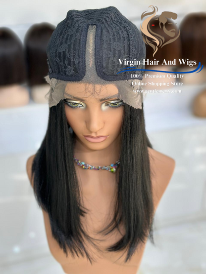 T-Part Front Lace Frances - Mila Heat Friendly Synthetic Lace Wig (C1B)