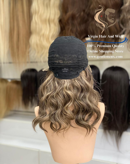 T-Part Front Lace Elizabeth-Mulan Heat Friendly Synthetic Lace Wig (NTPDHL1B/8/26R)