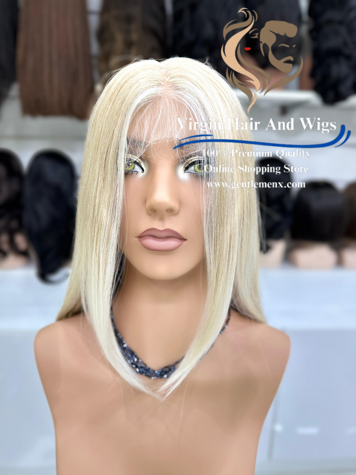 T-Part Front Lace Anne Chic Roberta Heat Friendly Synthetic Lace Wig (TAHL14F-56E-56E)