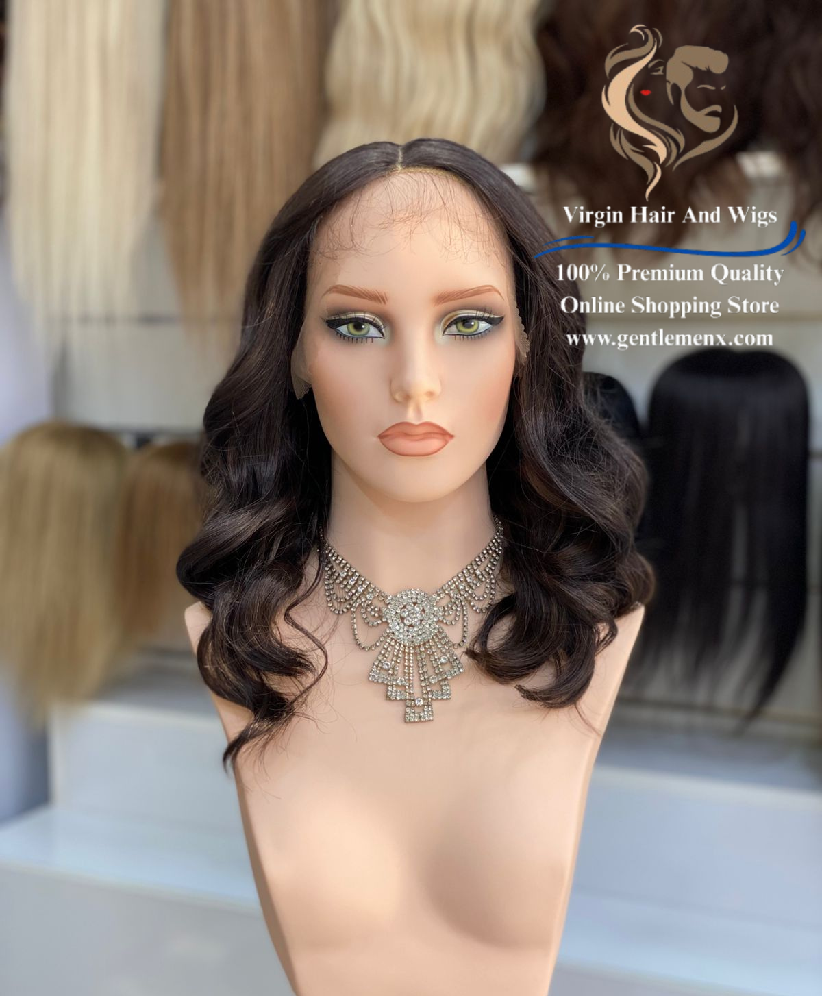 T-Part Front Lace Elizabeth-Mulan Heat Friendly Synthetic Lace Wig (F5/6A)