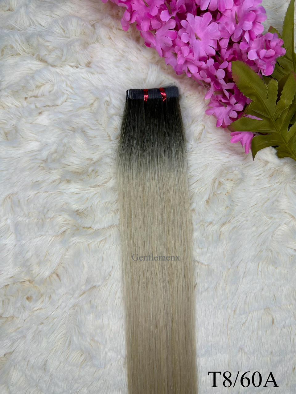 Arnomeda Tape-In Human Hair Extensions, 100% Remy, 24-26 inch, 20 pcs (42g)