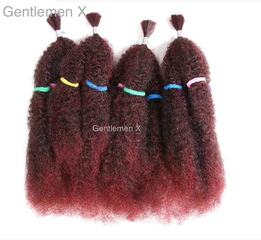 Trenzas Kinky Afro Marley en crochet de oro Nobel Kinky Nobel.