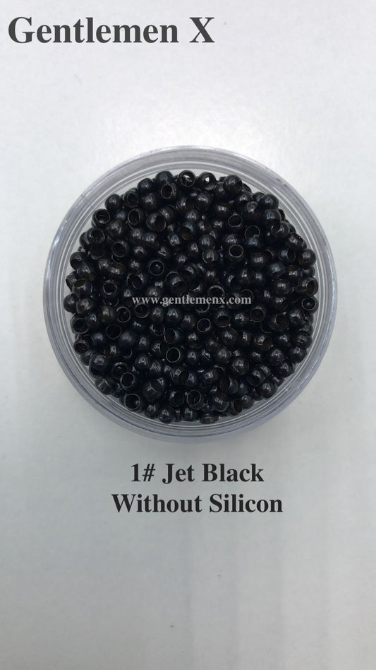 Cuentas Nano para Extensiones de Cabello Micro sin Anillo Forrado de Silicona para Extensiones de Cabello I Tip 3.0x1.8x2.2 mm 500 unidades