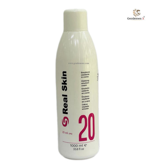 Real Skin Peróxido de Hidrógeno 20 Vol (6%) 1000ml 1 pieza Solo Para Uso Profesional
