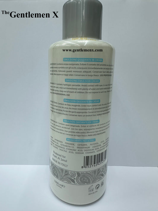 Ragina Emulsión Crema Oxidante con queratina 1000ml Solo Para Uso Profesional Hecho en Italia