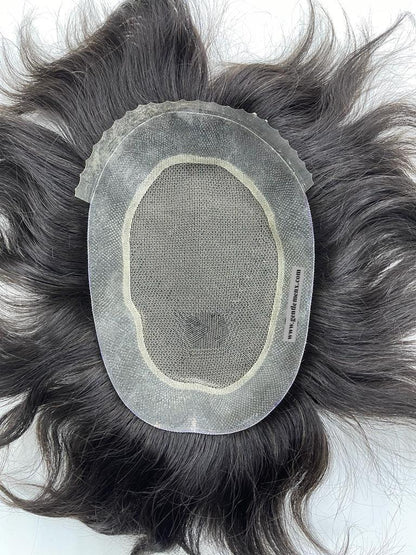 Australia Thick 100% Human Hair Systems with Easy To Wear Toupee Hair pieces SUW