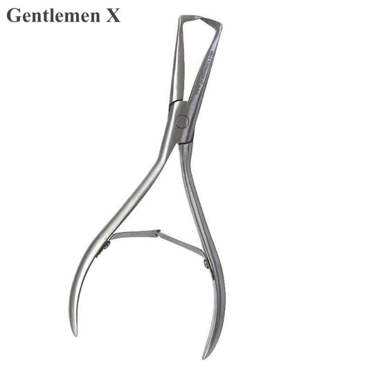Gentlemen X Alicates de Extensión de Cabello de Codo de Acero Inoxidable para Quitar Tubos de Micro Anillos de Cabello I-Tip Herramientas de Eliminación de Cuentas P004