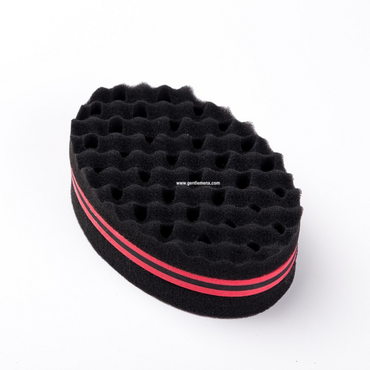 Esponja de doble cara para cepillo de pelo trenzado, Esponja para el pelo natural, Cepillos de esponja para rizos africanos y rastas.