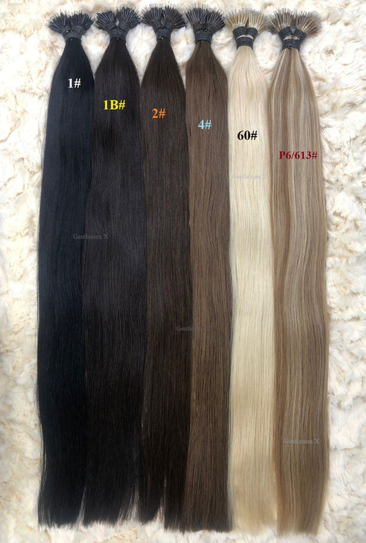 Extensiones de Cabello Humano Remy 100% Calidad Premium Arnomeda de Nano Punta 24”-26'' 100 unidades 100g