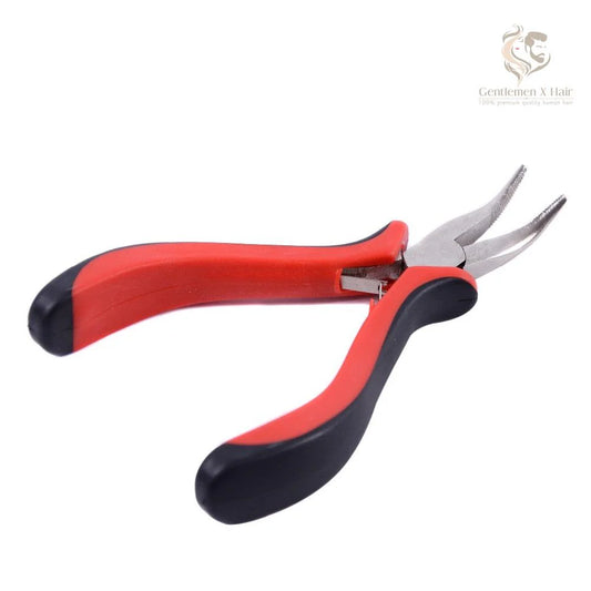 Alicates grabados para microanillos, herramientas para extensiones de cabello humano