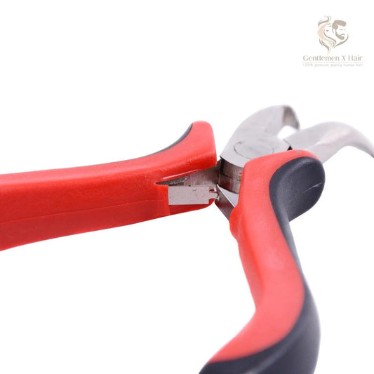 Alicates grabados para microanillos, herramientas para extensiones de cabello humano