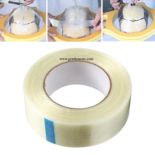 Cinta adhesiva de fibra de vidrio Gentlemen X para pelucas y postizos, para peinados, 60 yardas