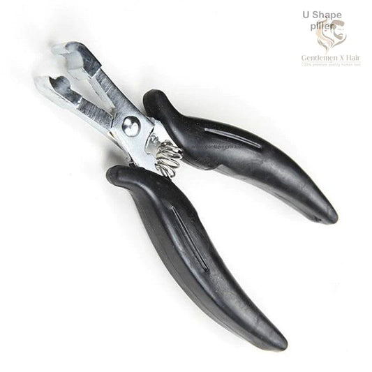 Alicates en U para extensiones de cabello de microanillos, herramientas
