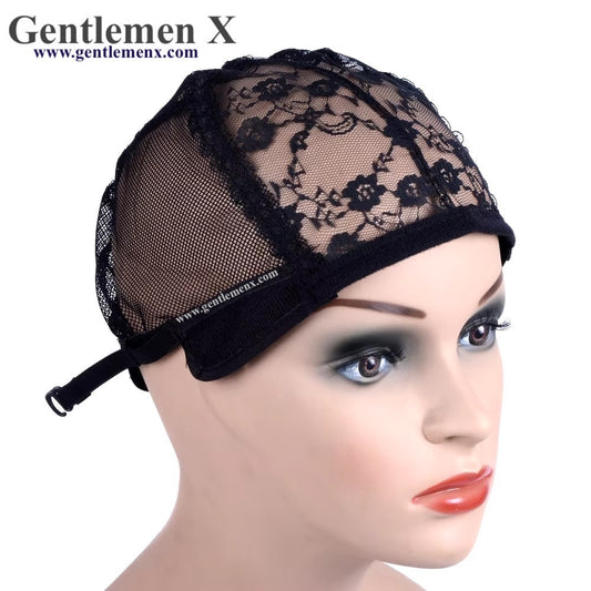 Gorros de encaje para hacer pelucas, gorro de peluca elástico ajustable, gorro de cúpula para peluca, redecillas para el pelo