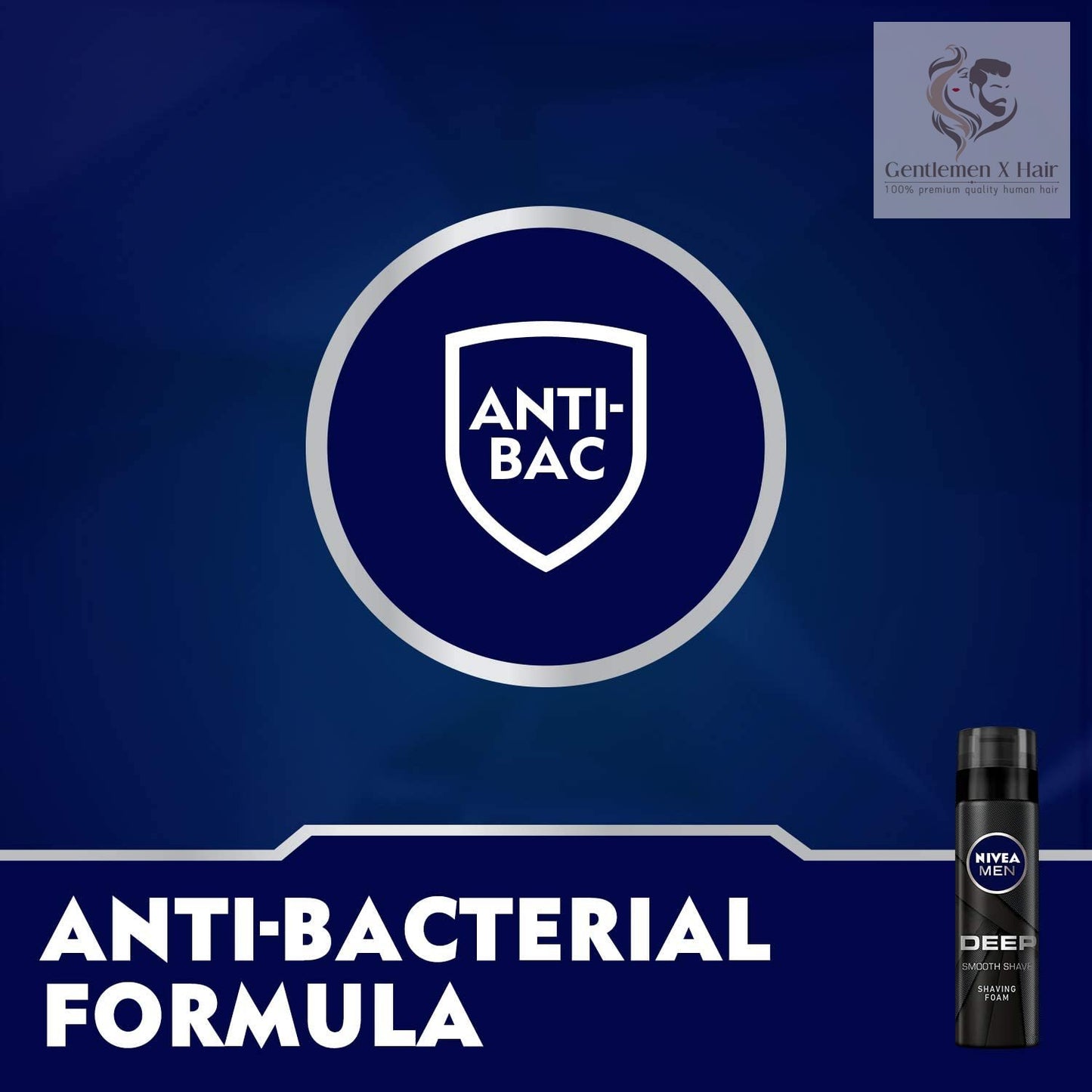 Nivea Men Deep Antibacterial Shaving Foam, 200ml