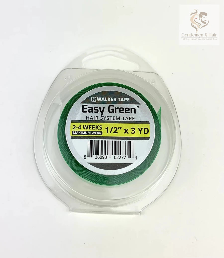 Walker Tape Easy Green Tape Rolls, Maximum-Wear Hold for Hair Systems