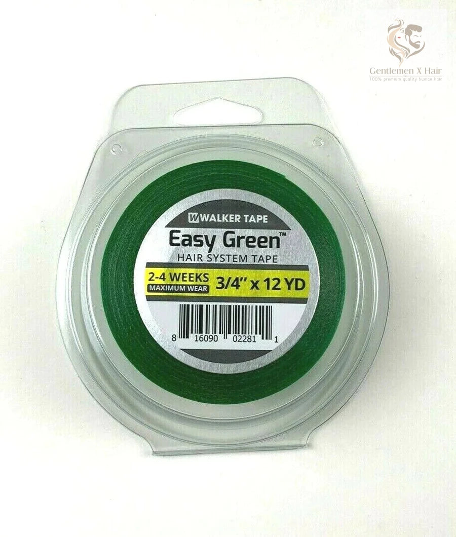 Walker Tape Easy Green Tape Rolls, Maximum-Wear Hold for Hair Systems