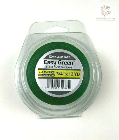 Walker Tape Easy Green Tape Rolls, Maximum-Wear Hold for Hair Systems
