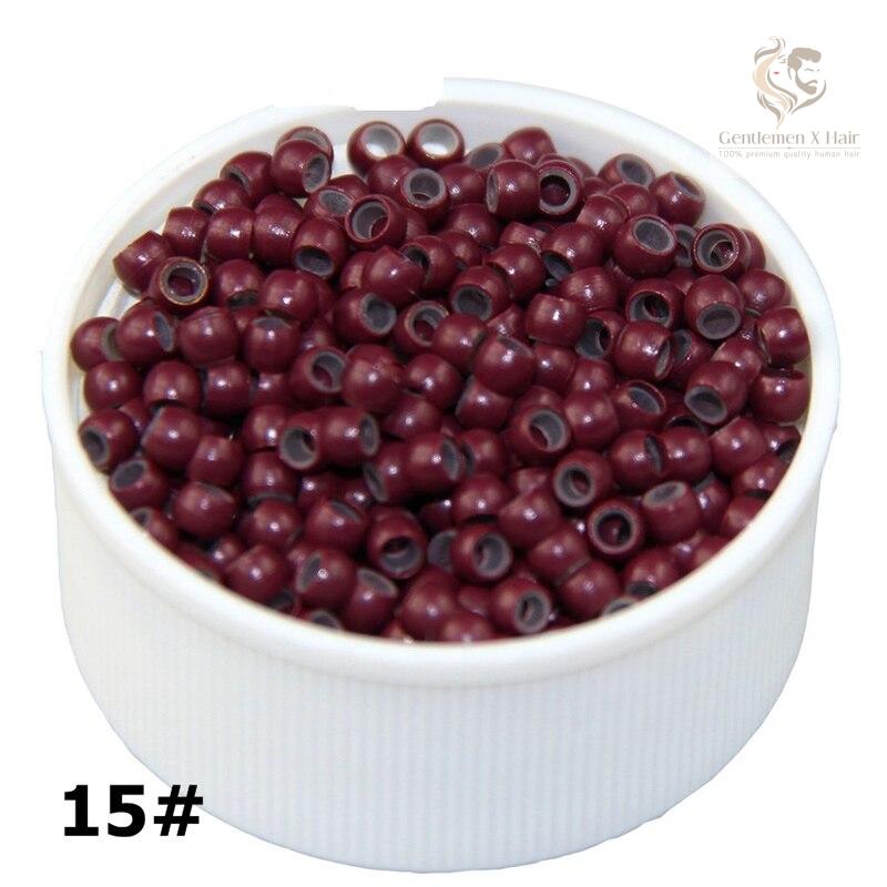 Silicone-Lined Nano Rings for I-Tip Hair Extensions (1000 pcs)