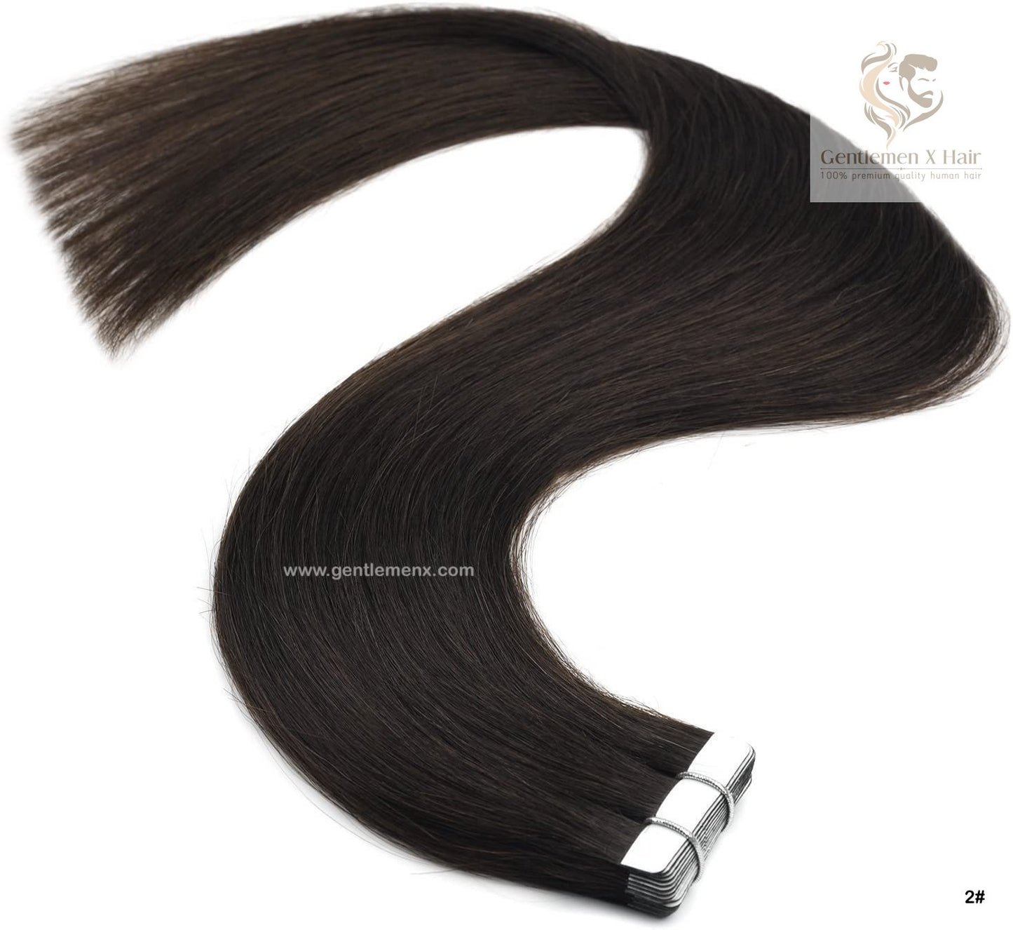 Arnomeda Tape-In Human Hair Extensions, 100% Remy, 24-26 inch, 20 pcs (42g)