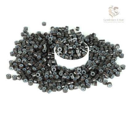 Silicone-Lined Micro Rings for Hair Extensions, 5mm (1000 pcs)