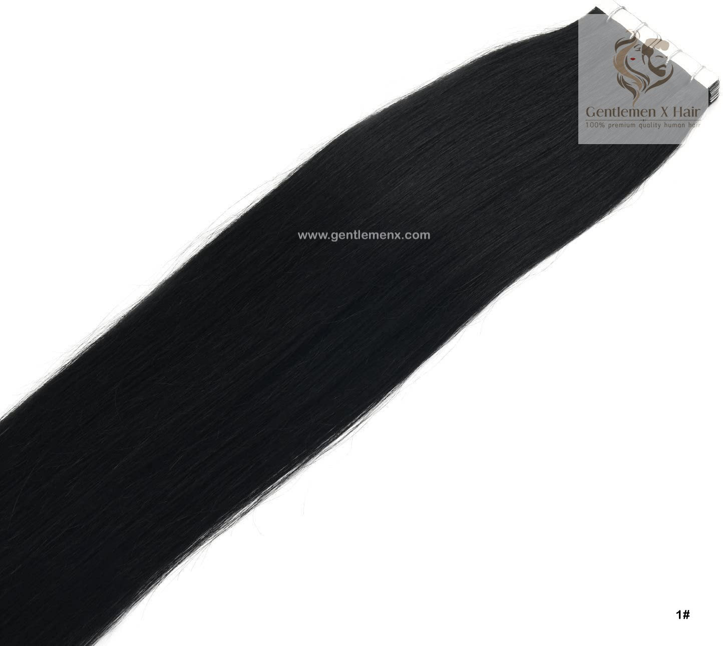Arnomeda Tape-In Human Hair Extensions, 100% Remy, 24-26 inch, 20 pcs (42g)