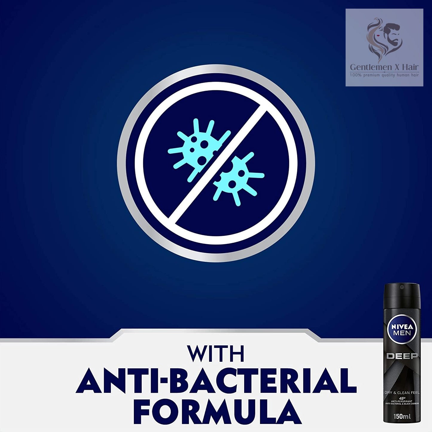 Nivea Men Deep Antiperspirant Spray, Dark Wood, 150ml