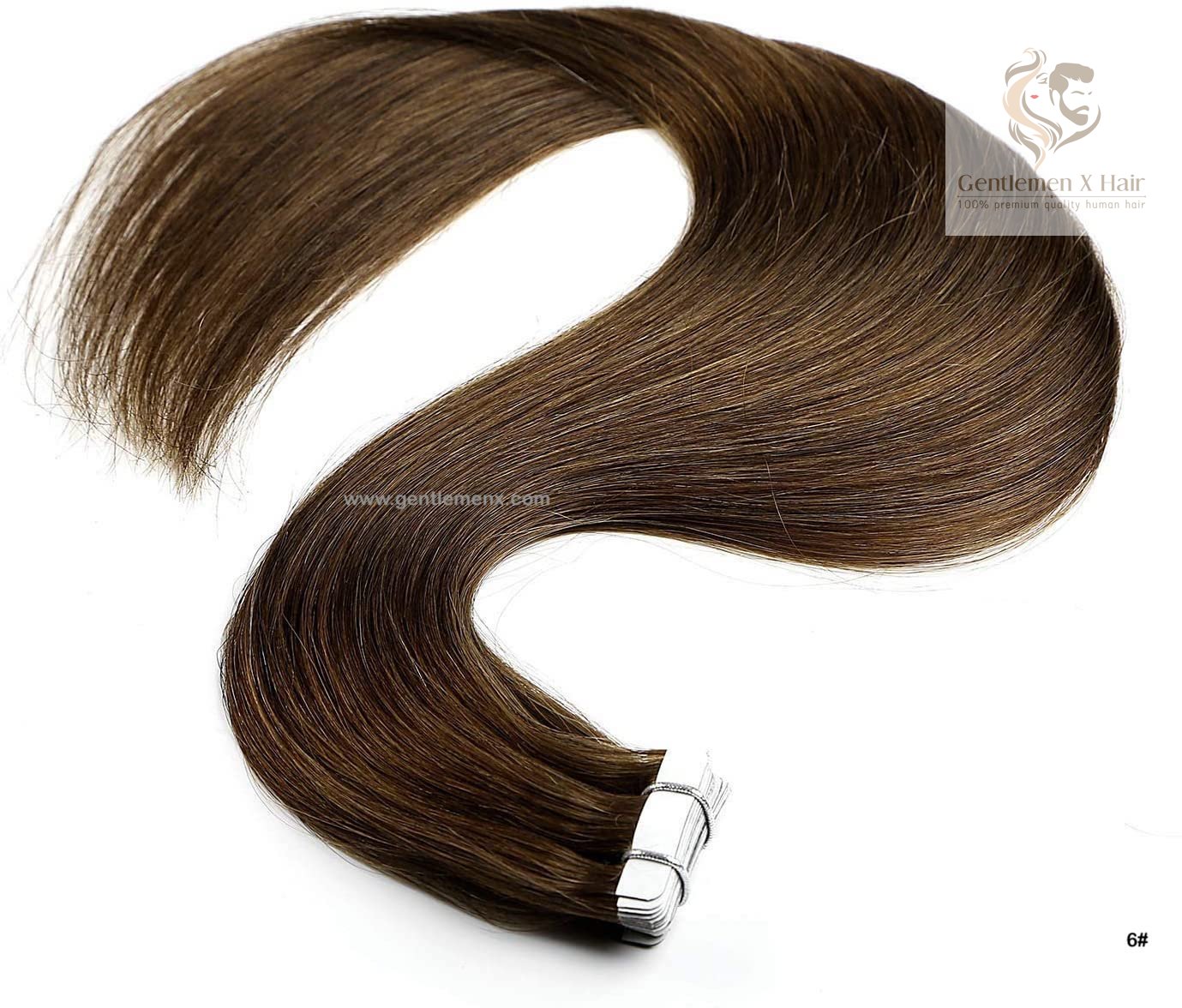 Arnomeda Tape-In Human Hair Extensions, 100% Remy, 24-26 inch, 20 pcs (42g)