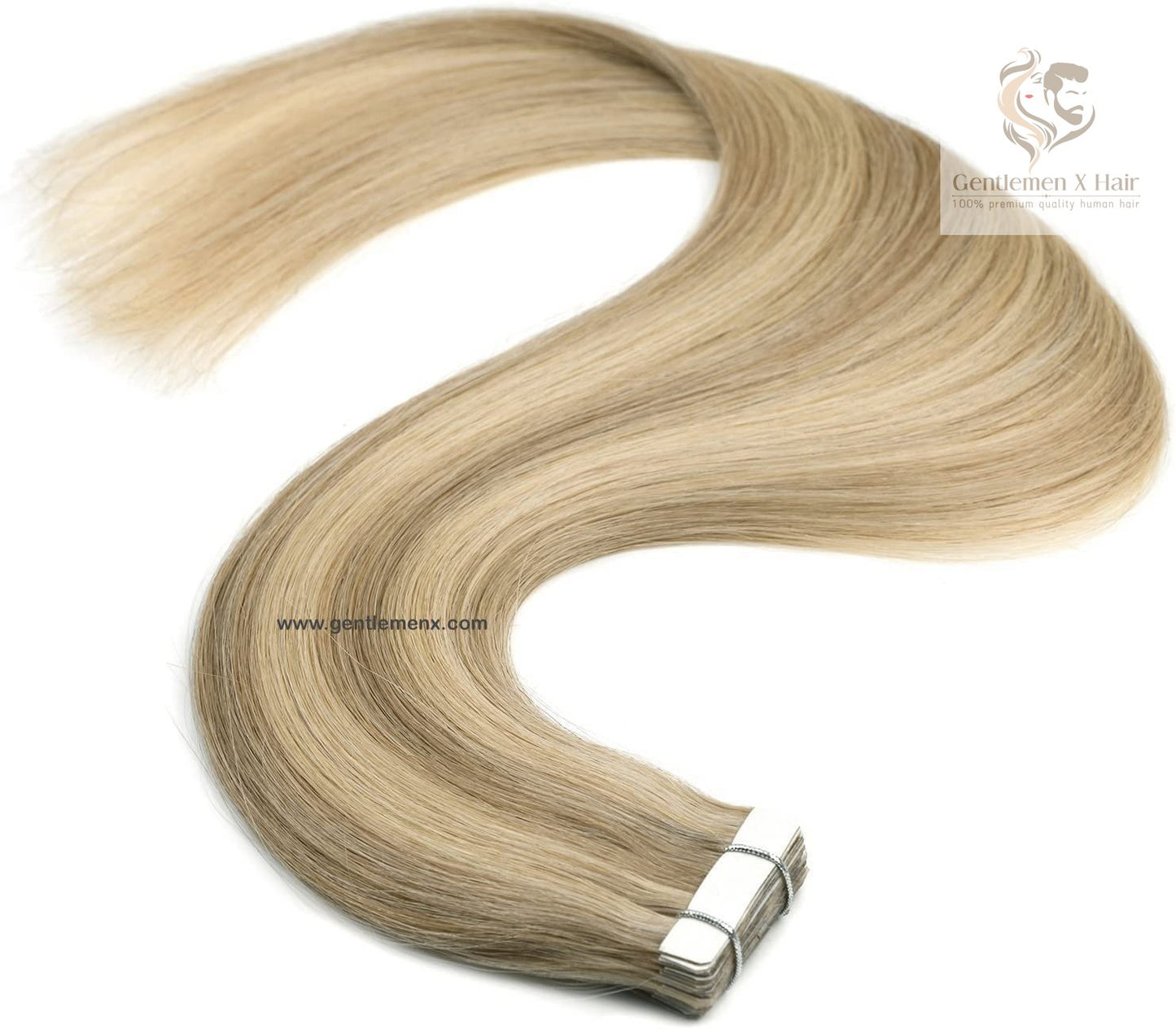 Arnomeda Tape-In Human Hair Extensions, 100% Remy, 24-26 inch, 20 pcs (42g)